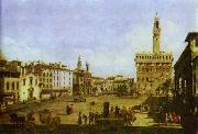 Bernardo Bellotto Signoria Square in Florence. oil painting picture wholesale